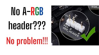 How to get RGB on a NonRGB motherboard [upl. by Nezam550]