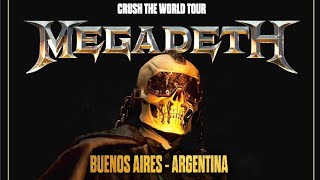 Megadeth  Live from Movistar Arena Buenos Aires Argentina 2024 2nd Night [upl. by Ettenaj]