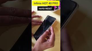 How To Hard Reset Infinix Hot 40 Pro  Infinix X6837 Hard Reset [upl. by Latouche593]