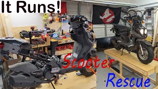 An Unloved Scooter Lives Again Scooter Rescue 3 [upl. by Uokes]