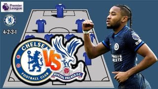 CHELSEAS STARTING XI  Enzo Marescas Selection vs Crystal Palace [upl. by Ahsia]