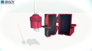 Brady  Lockout Tagout  Lockout Devices  Plug Lockout  Demo [upl. by Eidolem853]