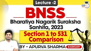 BNSS  The Bharatiya Nagarik Suraksha Sanhita 2023  Lec 2 Section 1 to 531 Comparison [upl. by Armalda]