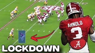 Terrion Arnold Film Study Next SHUT DOWN Corner [upl. by Annaierb589]