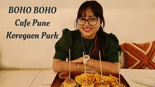 Boho Boho Cafe Pune  Koregaon Park  Pune night life  most instagrammable cafe in Pune [upl. by Airol]