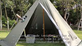 Indianstyle tent Manufacturer China Best Cheap [upl. by Pantia]