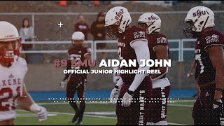 2023 CFL Draft Prospect  SMU 9 Aidan John DL [upl. by Htide]