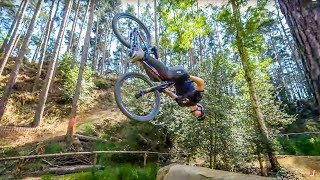 BACK RIDING MTB DIRT JUMPS WITH BEN AND JAMIE [upl. by Majka]