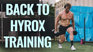 Back To Hyrox Training  Vlog  7 Weeks till Worlds [upl. by Ahseyn]