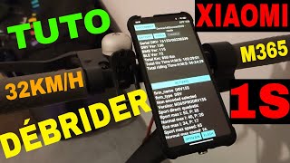 XIAOMI M365 1S DÉBRIDER 32KMH TUTO EN DÉTAIL  DEBRIDAGE AVEC APPLICATION [upl. by Lehar]