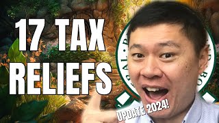 I Found ALL THE INCOME TAX RELIEFS To Save You Money Updated 2024 [upl. by Neilla]