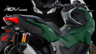 Unveiling the 2025 Honda ADV160 in Matte Green The Ultimate Adventure Scooter [upl. by Velasco]