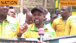 Strike is on until govt meets our demands West Pokot Kuppet officials [upl. by Enovi408]