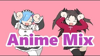 Caramelldansen  Anime Mix FAN ANIMATION [upl. by Luapnaej351]