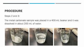 Remote Lab Gravimetric Analysis of a Metal Carbonate video [upl. by Maillil480]