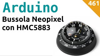 Come costruire una bussola con Arduino e un magnetometro HMC5883 QMC5883  Video 461 [upl. by Estelle]