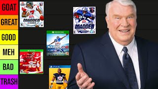 Ranking Every Madden NFL Game From Worst to Best [upl. by Gnilrac]