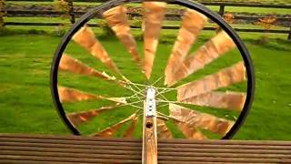 SIMPLE BICYCLE WHEEL WINDMILL [upl. by Allmon]