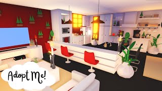 Aesthetic red themed fairy house 🍄 part 2 speed build Adopt me Roblox [upl. by Storz]