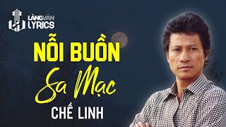 Nỗi Buồn Sa Mạc  Chế Linh [upl. by Tavish]