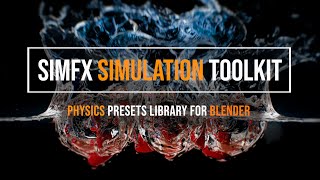 Crown Splash  Blender Addon Sim FX Simulation Toolkit Tutorial [upl. by Novaelc]