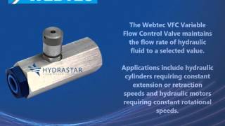 Webtec Products VFC Flow Control [upl. by Naerol]