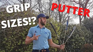 WHATS THE EFFECTS OF DIFFERENT SIZE PUTTER GRIPS [upl. by Lawson]