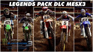 Legends Pack DLC Supercross The Game 3 [upl. by Aneloj15]