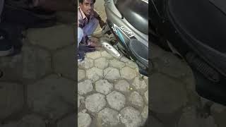 Scooty pep me tyre change karne ka video [upl. by Silvester]