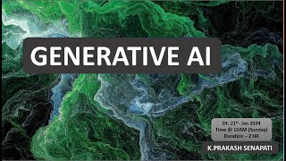 Generative AI  Data Science  Prakash Senapathi  Naresh IT [upl. by Nahtanhoj298]