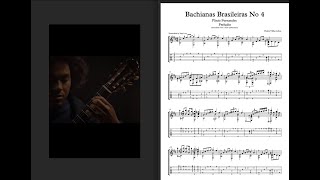 Bachianas Brasileiras No 4 Heitor Villa Lobos  Plinio Fernandes Transcription [upl. by Amadis319]