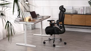 Ergonomischer Bürostuhl BS163sz [upl. by Joon]