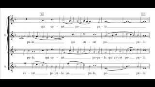 Palestrina  Alma Redemptoris Mater  voci pari score [upl. by Einnod]