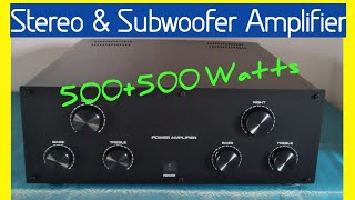 PA Amplifier subwoofer Amplifier 1000Watts 936 00 22 99 2 [upl. by Glover194]