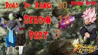 Dragon Ball Legends Road to Rang 50 Season 18 Part 7 mit Facecam am ende und Kommentar German [upl. by Ahsille43]