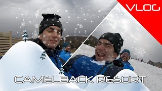 Crazy Snow Tubing in the Poconos  Camelback Resort Vlog 2021 [upl. by Yacov341]