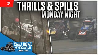 Monday Thrills amp Spills  2024 Chili Bowl Nationals [upl. by Thisbee]