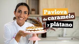 PAVLOVA DE CARAMELO Y PLÁTANO [upl. by Eiralam]