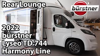 Bürstner Lyseo TD 744 Harmony Line 2022 Motorhome 749 m [upl. by Bourque]