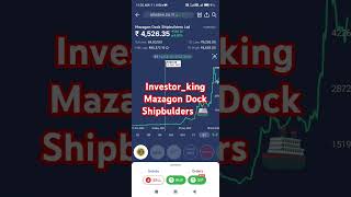 Mazagon Dock Share Price मझगांव के शेयरों में 9 का तगड़ा उछाल इस ऐलान से बन गया रॉकेट shortvideo [upl. by Erapsag163]