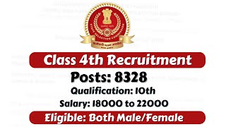 Class 4th Recruitment 2024  8328 Vacancies Eligibility  Jkssb Online Tutorial [upl. by Yrolam]