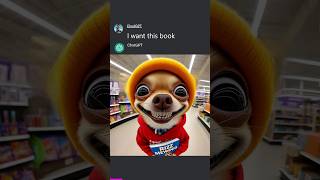 Shopping with a smart Chihuahua AGAIN 🛒🤣 Credits  VuxVux memes [upl. by Eedyak534]