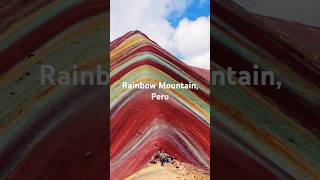 💭44 Rainbow Mountain Peru  Natures Vibrant Masterpiece 🌈 Vinicunca PeruTravel NaturalWonders [upl. by Hamforrd618]