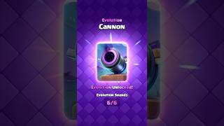 Evolution Cannon Guide clashroyale shorts [upl. by Chaddie]