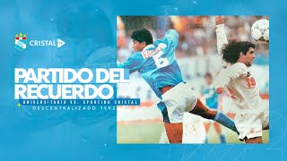 Partido del recuerdo Universitario 02 Sporting Cristal Descentralizado 1992 [upl. by Sudaorb]