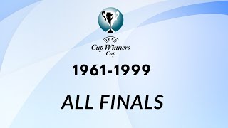 Cup Winners Cup🏆 All Finals 19611999 [upl. by Dennison]