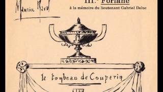 Ravel  Le Tombeau de Couperin orchestration complète [upl. by Athalia]