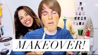 NO ARMS MAKEUP CHALLENGE ft SHANE DAWSON [upl. by Kalina]