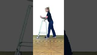 Using Gutter Zimmer frame  walking [upl. by Enyawud]