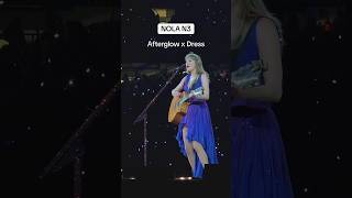 Afterglow and Dress Taylor Swift live PerformanceThe Eras Tour share musician lovestatus yt [upl. by Eelarual]